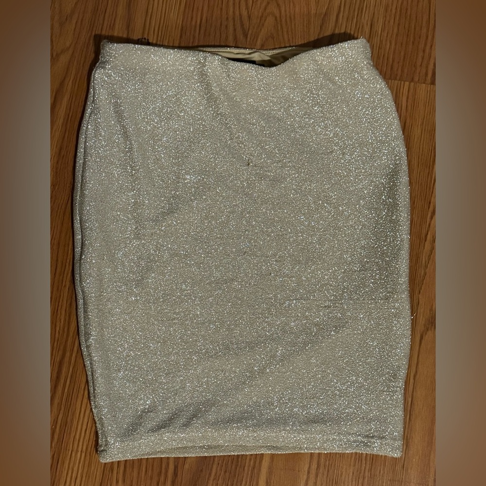 babyboo Silver‎ Glitter Skirt XS